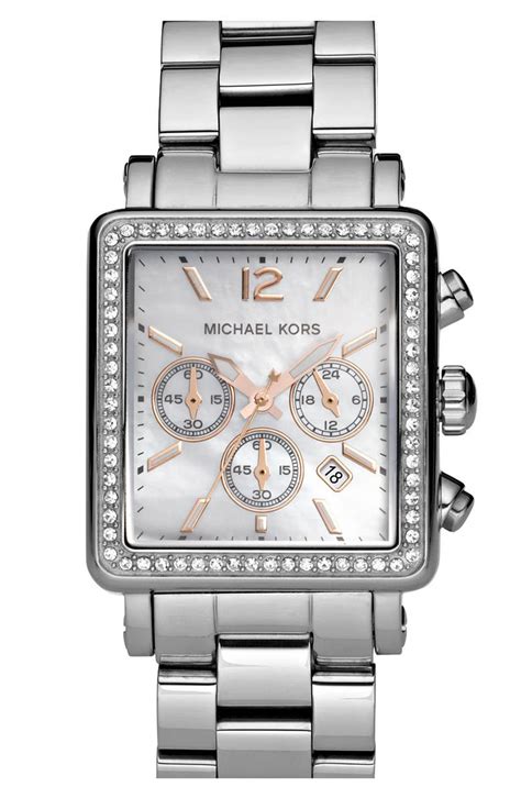 michael kors 4375 watch rectangular